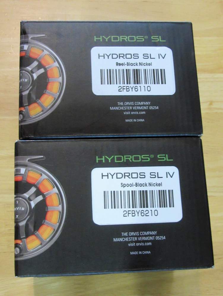 Sold! Orvis Hydros SL IV reel in Black Nickel