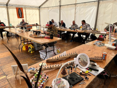 Fly Tying Tent - Scottish Game Fair