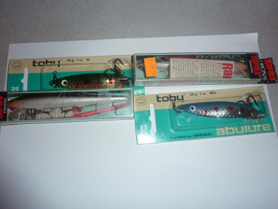 Rapalas and Tobies