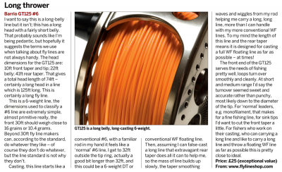GT125 fly line review